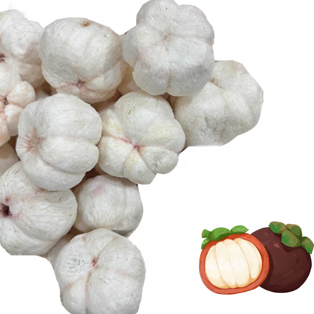 Sweet Freeze Dried Bulk Yellow Whole Mangosteen From Thailand 1kg No Ingredients for Snack
