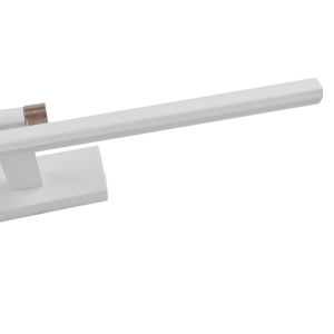 Lampe murale LED moderne COMBO, abat-jour rectangulaire en plastique blanc, 3500K blanc chaud, 85-265V AC, éclairage pour salon - Product Image 2