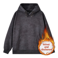 Fabricants de vêtements personnalisés de haute qualité 420 grammes lâche français éponge Logo pull à capuche sweat à capuche d'hiver de base de l'usine