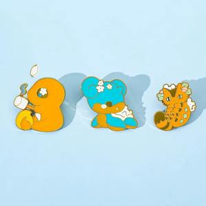 Wholesale New Designs Unisex Zinc Alloy Enamelled <b>Brooch</b> <b>Pins</b> Anime Poke Character DIY Clothing Decorations - Product Image 5