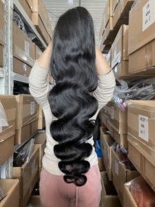 Tóc Giả Từ Tóc Người Xuất Xứ Malaysia Màu Nâu Nổi Bật Tóc Giả Từ Tóc Thật Lớp Biểu Bì Phù Hợp Với Tóc Giả HD Ren Trước - Product Image 2