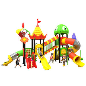 Cao playability đa dạng phong cách thương mại trẻ em Slide công viên giải trí một cách an toàn cơ sở thiết bị nhựa trượt sân chơi ngoài trời - Product Image 3