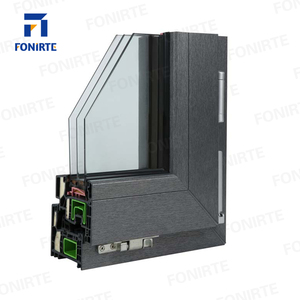 Cửa sổ và cửa ra vào khung <span class=keywords><strong>ISO</strong></span> tiêu chuẩn uPVC cửa sổ và cửa ra vào nhựa PVC ngang hiện đại căn hộ trượt Windproof đời - Product Image 4