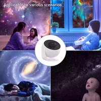 Projecteur de lumière nocturne LED Galaxie Planétarium pour enfants et adultes, lampe en plastique, nouvelle chambre moderne, nébuleuse nuage, rotation à 360 degrés, maison