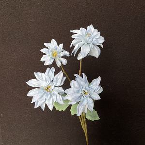 Nouvelle conception moderne et populaire, fleur de <span class=keywords><strong>dahlia</strong></span> multicolore artificielle, <span class=keywords><strong>plante</strong></span> naturelle écologique pour la décoration de table et de salon - Product Image 6