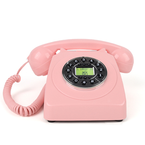 <span class=keywords><strong>Téléphone</strong></span> <span class=keywords><strong>fixe</strong></span> rétro en ABS neuf avec identification de l'appelant, <span class=keywords><strong>téléphone</strong></span> analogique filaire pour chambre d'hôtel - Product Image 3