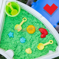 Table et chaises de jeu pour enfants ensemble de table de jeu en plastique de sécurité et de bricolage coloré meubles pour parc d'attractions pour enfants