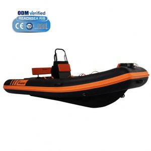 Reachsea D430 Bán Hot Siêu Sườn 360 Nhôm Cứng Nhắc Thuyền Inflatable Thể Thao Thuyền Đánh Cá Thuyền Nhà Máy Thuyền Sườn Với Chứng Nhận CE - Product Image 4