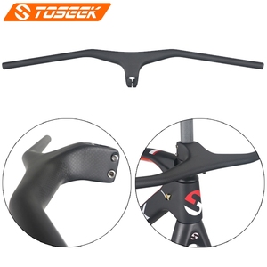 <span class=keywords><strong>Manillar</strong></span> Integrado <span class=keywords><strong>de</strong></span> <span class=keywords><strong>Carbono</strong></span> Completo para Bicicleta <span class=keywords><strong>de</strong></span> Montaña <span class=keywords><strong>MTB</strong></span> 3k Mate 600/620/660/680/700/720*80/90/100/110 mm 17 Grados - Product Image 2