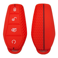 Coque de protection en caoutchouc pour clé de voiture BYD Han Ev Tang Dm/Qin PLUS/Song Pro/MAX/Yuan Dolphin Buckle
