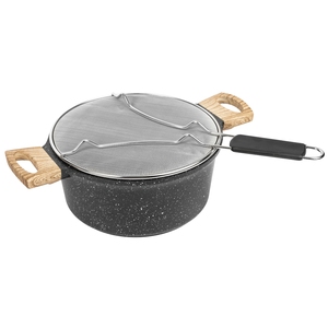 Splatter Screen for <strong>Frying</strong> <strong>Pan</strong> - 13 Inch <strong>Stainless</strong> <strong>Steel</strong> Grease Splatter Guard Cover Oil Splash Cooking Fried Chicken or Popcorn - Product Image 6