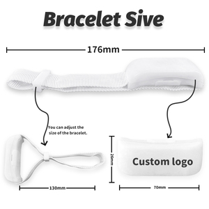 Gelang menyala LED fungsi dapat diprogram DMX nilon, gelang nilon dengan pengendali jarak jauh untuk musik konser pesta acara olahraga pernikahan - Product Image 3