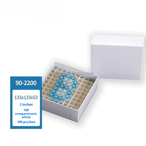 WEIAI 81 pozzetti 100 pozzo crio tubo rastrelliera 1.5ml/2ml/5ml criotubo laboratorio biomedico a prova di umidità cella crioviale scatola di carta scatola di congelamento - Product Image 5