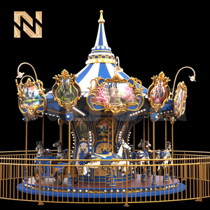 Manège de luxe à 16 places en forme de chevaux, couleur personnalisée, pour parcs d'attractions, centres commerciaux, attraction familiale, certifié CE, vente directe - Product Image 3