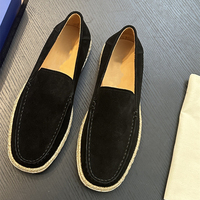 Mocassins décontractés de style italien, baskets en cuir véritable, chaussures pour hommes pour tous les jours, toutes saisons, mocassins perforés