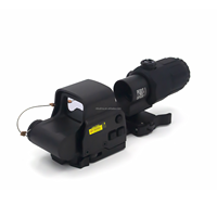 Tactical Sight Combo 558 Holographic Red Dot Scope with 3X Magnifier G33 Hunting Scope Aluminum Alloy QD Mount