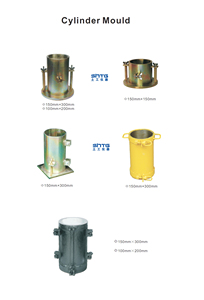 150X300Mm Xi Lanh Khuôn Lab Vữa Kim Loại Loại Thử Nghiệm Bê Tông Khuôn Mẫu Bê Tông Đóng Dấu - Product Image 6