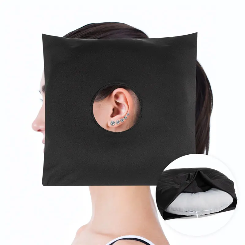 Almohada para Piercing con agujeros, cómoda, fácil de limpiar, Donut para el dolor de oído, Cnh, dolor de presión