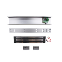 Serrure électromagnétique cachée pour extérieur, serrure électrique électromagnétique, serrure de porte magnétique de 180 kg avec télécommande pour porte coulissante