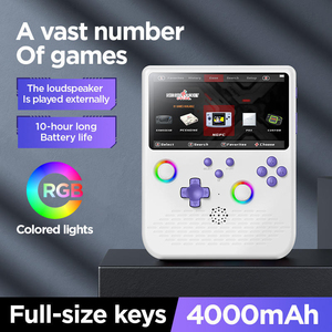 สำหรับเครื่องเล่นเกมพกพารุ่น H5 หน้าจอ IPS ขนาด 5 นิ้ว 1280x720 แบตเตอรี่ 4000mAh ระบบปฏิบัติการ Linux ในตัว 10000 เกม Wi-Fi RK3506 - Product Image 5