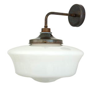 Paralume a sospensione in vetro bianco latte soffiato a mano <span class=keywords><strong>per</strong></span> lampada a sospensione scolastica paralume scolastico in vetro bianco opale antico - Product Image 4