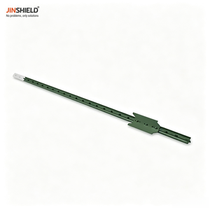 Gut Verkäuflicher 2mm Dicker Grün PVC-beschichteter Metall-T-Pfosten für Farmzäune - Product Image 1