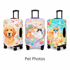 Funda de Equipaje Sublimable, 4 Lados, Personalizable con Transferencia Térmica, Protector de Maleta de 18 a 32 Pulgadas, Venta al Por Mayor - Product Image 6