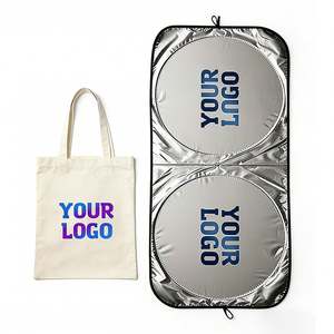 Wholesale Custom Logo Uv Protection Front <b>Window</b> Fold Windshield for Car Dealer Business Promo Gift Sunshade <b>Cover</b> - Product Image 1