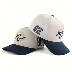 Gorra de Béisbol Bordada Personalizada de Fábrica, Unisex, de 5 Paneles, Tela de Algodón, Tamaño Ajustable, Visera Curva de Dos Tonos - Product Image 5