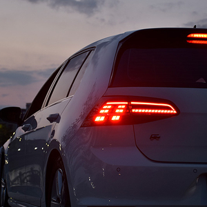 Feux arrière <span class=keywords><strong>LED</strong></span> VW <span class=keywords><strong>Golf</strong></span> 7, fonction étanche, 2013-2019 <span class=keywords><strong>Golf</strong></span> 7.5 MK7, feux stop arrière, animation DRL, frein, nouveau, rouge, style automobile - Product Image 4