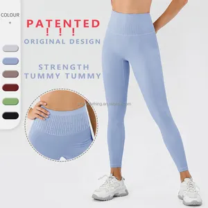 Original Designer Gym Fitness High Waist Yoga Pants Sexy Butt Lift Sports Tights Workout Tummy Control Yoga Leggings For Women