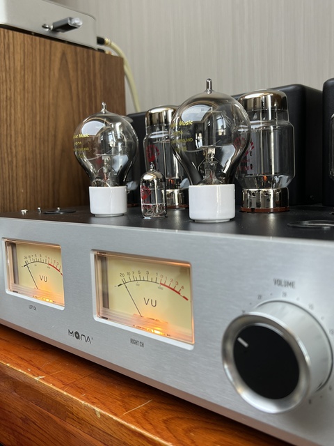 Mona High-End KT88 Push-Pull Audio Processor Vacuum Tube Amplifier with HiFi Speaker System Setting