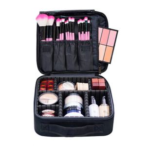 Small Professional Compartment Cosmetic Bag, Portable, Simple and Elegant Korean Style Travel Storage Bag - Product Image 4