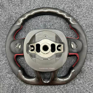 Volante caliente Compatible con Dodge Charger Challenger SRT Hellcat Ram Scat Pack <span class=keywords><strong>RT</strong></span> Durango 2006 2014 2013 2012 <span class=keywords><strong>2007</strong></span> - Product Image 3