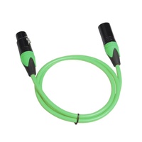 Câble de microphone XLR 3 broches mâle-femelle coloré personnalisé avec logo Alibaba, vente en gros