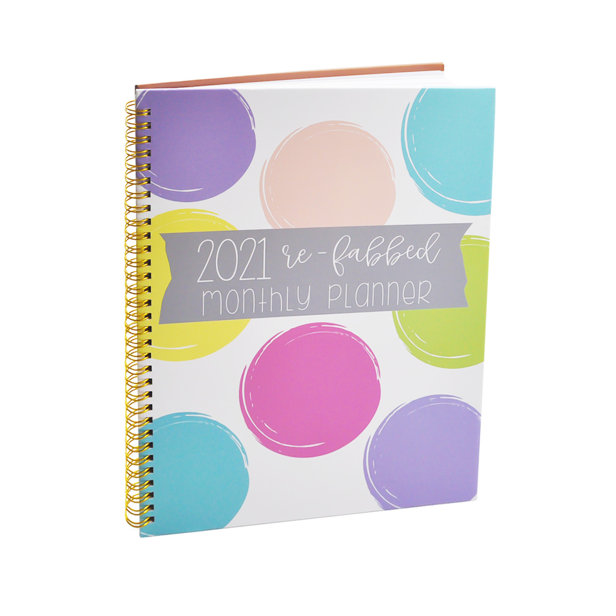 2021 пользовательский блокнот планировщик печать Цветное изображение с календарем бюджет планировщик