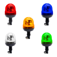 NIGHTUP 12V/24V Phare de signalisation robuste pour l'exploitation minière, balise de camionnage, lampe agricole rotative H1-BUIB CE R10 ROHS IP65