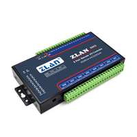 ZLAN6802 Controlador remoto IO Módulo de entrada/salida de conmutación 4-20ma 485 Analógico Ocho canales DI/DO/AI Redes de comunicación