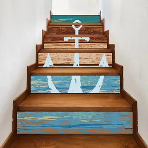Classic durable printed vinyl sticker decal for home stairs