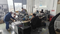 Refroidisseur d'air évaporatif avec système d'entraînement à courant continu BLDC, carte de circuit imprimé, panneau de commande numérique, télécommande, WIFI disponible