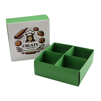Emballage alimentaire en papier de qualité alimentaire personnalisé, boîte à biscuits, boîte à brownies, boîte à gâteaux, boîte à donuts jetable