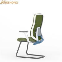 KOHO Salle de réunion sans roues Chaise de bureau d'ordinateur Chaise de bureau ergonomique pour visiteurs Chaises de conférence en maille