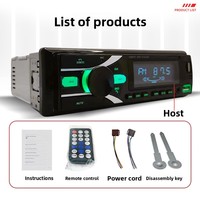 Reproductor MP3 Universal para Auto con Radio FM, Doble USB y Bluetooth