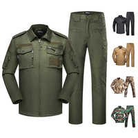 Nouveaux uniformes de garde de sécurité Combat en plein air 728 Gear chemises pantalon camouflage uniforme tactique noir 728 costume de sécurité