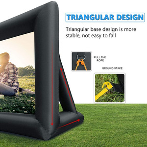 Pabrik Tiup Layar Proyeksi Film Luar Ruangan Besar Mobile Portabel Iklan Model Tirai Tiup - Product Image 3