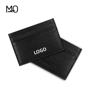 Portafoglio Portatessere Premium in Vera Pelle con Blocco RFID e Logo Personalizzato per Biglietti da Visita e Carte di Credito - Product Image 1