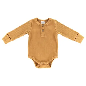 Custom Pattern Design&Logo OEM Baby Toddler Spring hand cover Onesie Infant Ribbed Bodysuit Newborn Baby Clothing Button Romper