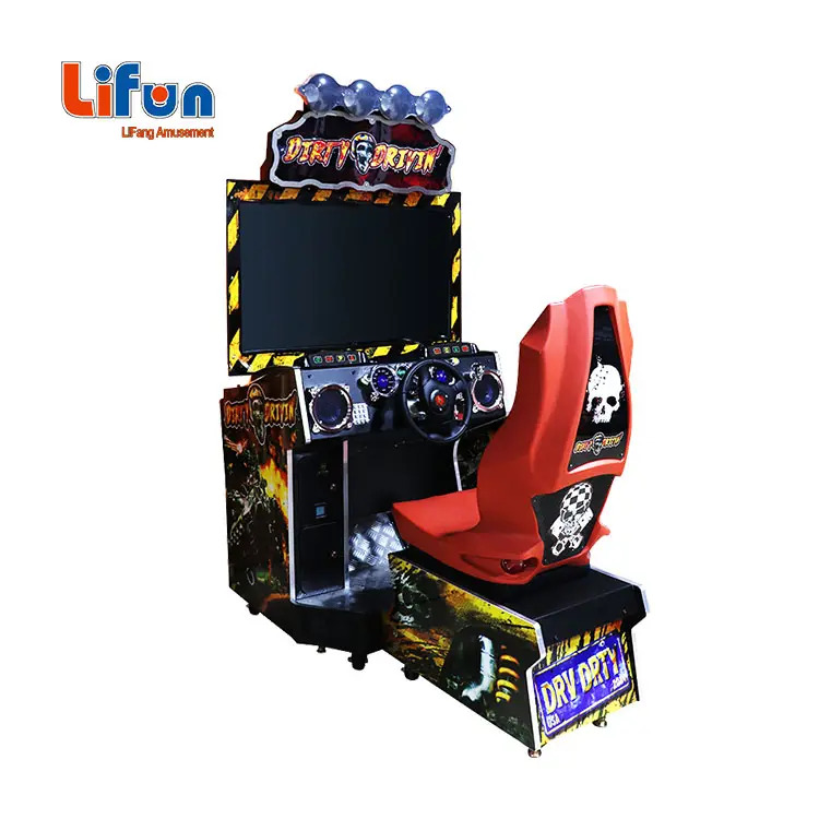 Großhandel Münz betriebene Arcade Dirty Drive Rennspiel automat Erwachsene und Kinder Indoor Drive Racing Videospiel automat