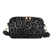 Sacs pour femmes sacs à main pour dames vente en gros de sacs à bandoulière en polyester imprimé léopard pour femme sacs à bandoulière quotidiens à fermeture éclair à la mode