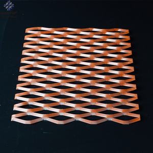 פאנל רשת אלומיניום מורחב עם חורי יהלום עמידים, לקישוט חזיתות חיצוניות, הפרדה ומחסומי פרטיות - Product Image 5